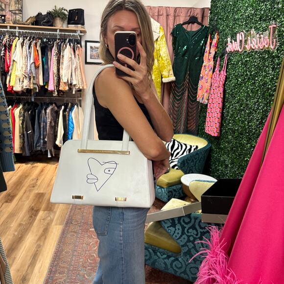 Porsche Design x Thierry Noir Art Basel Limited Edition Twin Bag White 132/200 - Picture 14 of 16